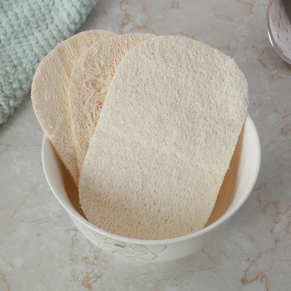 3pcs/set Natural Loofah Dishwashing Cloth Scrub - Picture 2 of 3